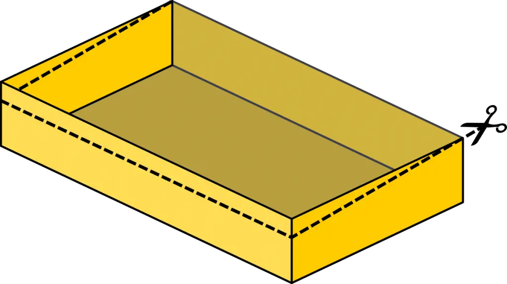 Crafting hawker's tray - Figure 2 - cut in