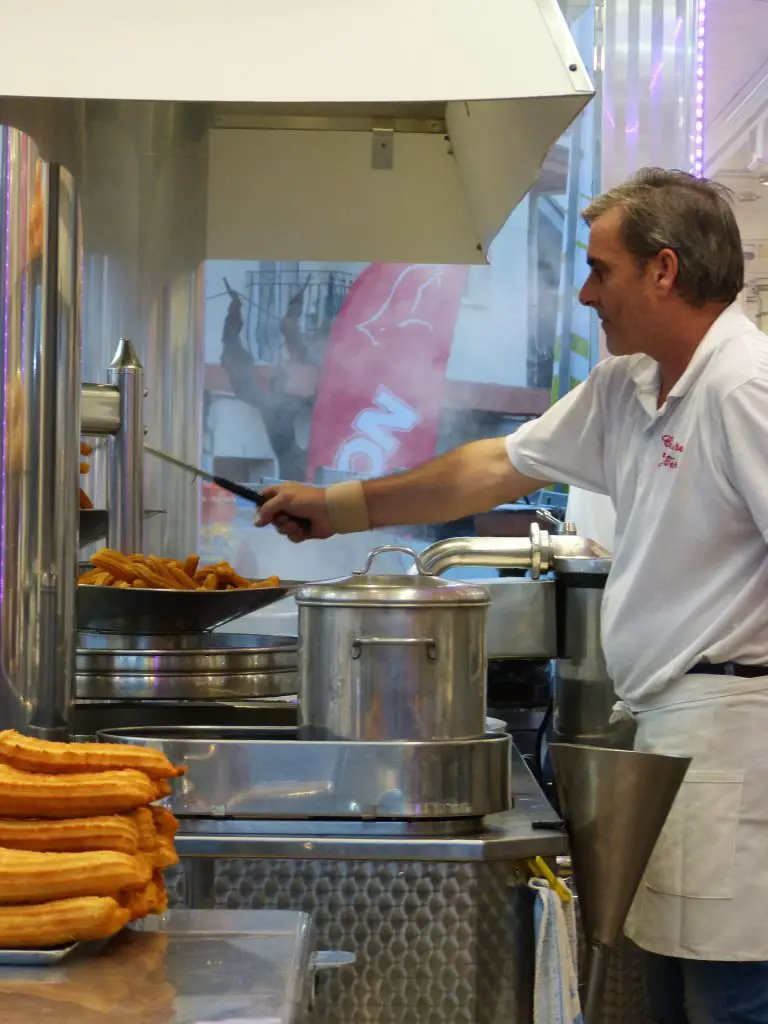 Churros im Entstehen